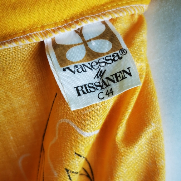 1960s Finnish vintage VANESSA for RISSANEN coordinated set - Picture 2 of 7